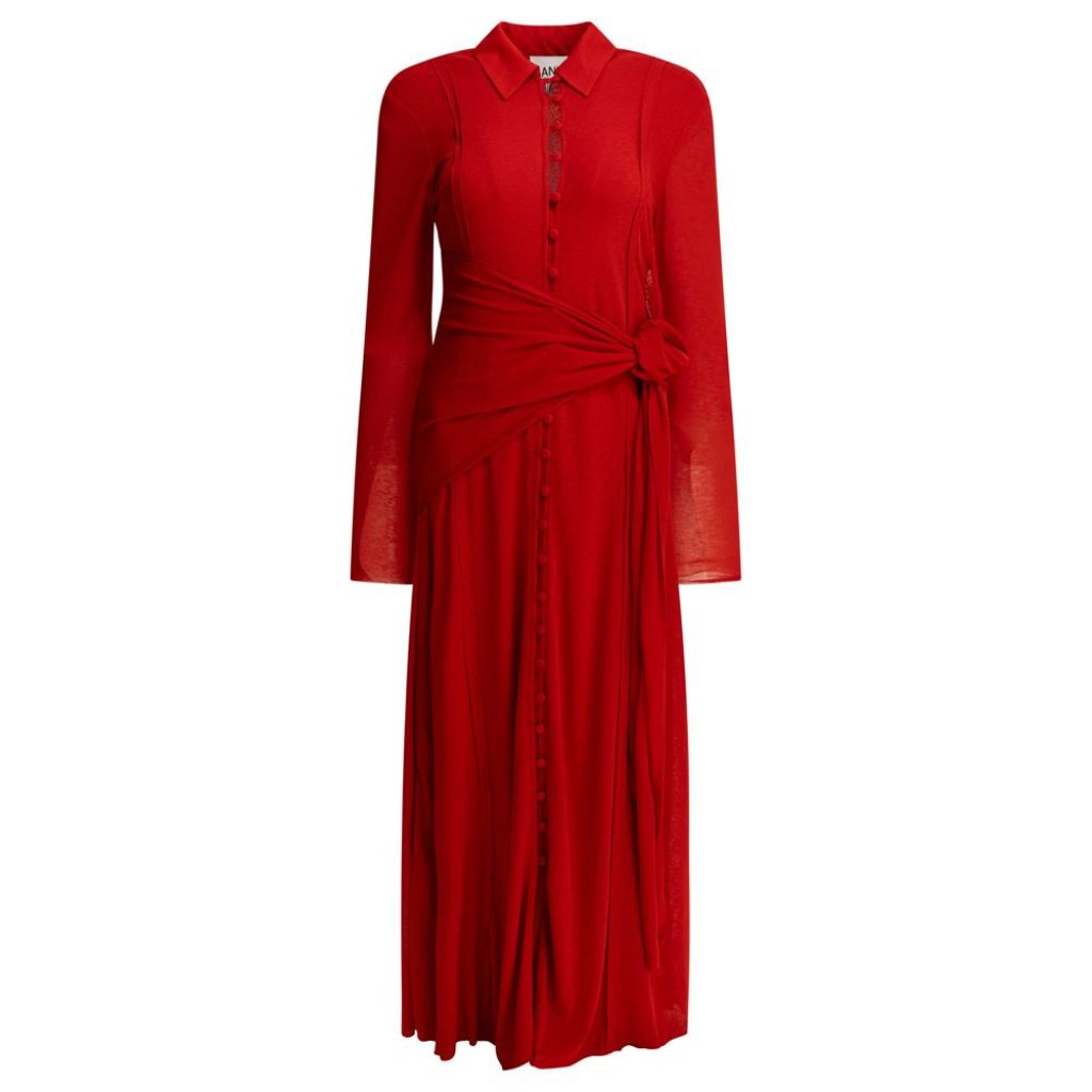 Ganni Long Chemise Dress Tag Size 34 Women